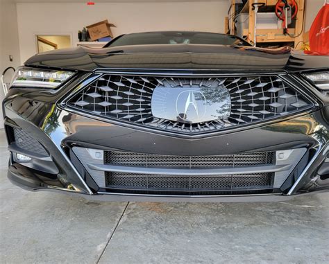 New Grille Mesh For Acura Tlx Lower Radiator Protect Your Car