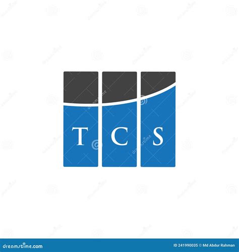 TCS Letter Logo Design on White Background. TCS Creative Initials ...