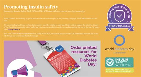 Insulin Safety Campaign Trend Diabetes