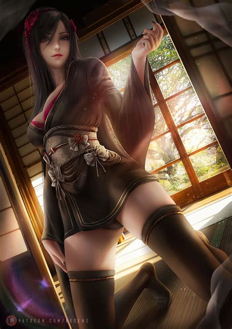 Hd Wallpaper Tifa Lockhart Final Fantasy Final Fantasy Vii Long