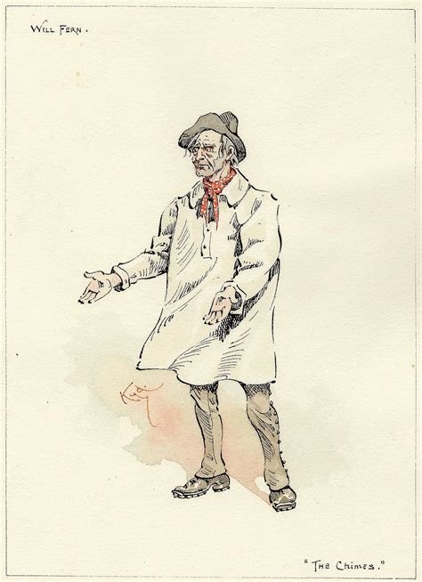 Kyd Dickens Will Fern From The Chimes Original Sketch For Sale At 1stdibs