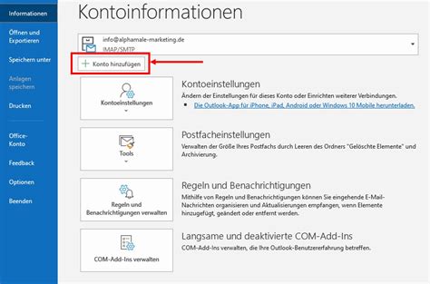 Neues Postfach In Outlook Anlegen Anleitung F R Anf Nger