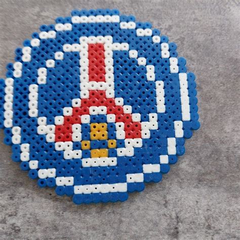 Pin by Nadine Lindner on Fußball Easy perler beads ideas Perler bead