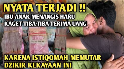 KISAH NYATA Putar Sebentar Dulu Jangan Nangis Tiba² Uang Datang Di