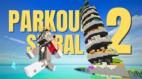 EPIC MINECRAFT PARKOUR SPIRAL 2 CHALLENGE (no commentary) - YouTube