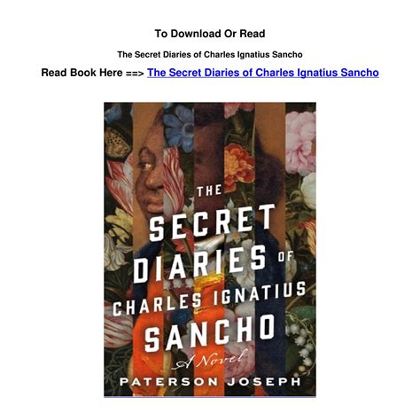 DOWNLOAD pdf The Secret Diaries of Charles Ignatius Sancho by Paterson