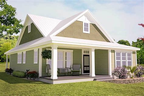 southern cottage   narrow lot nc architectural designs house plans