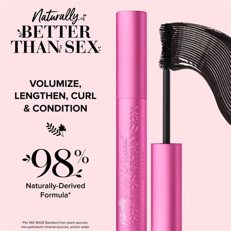 Too Faced Naturally Better Than Sex Mascara Black Ml