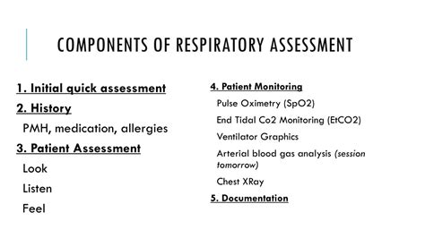 Ppt Respiratory Assessment Fccnc 2018 Powerpoint Presentation Free Download Id9545702