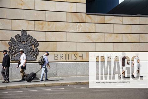 People Walk In Front Of British Embassy In Berlinon 18 May 2022 Rog