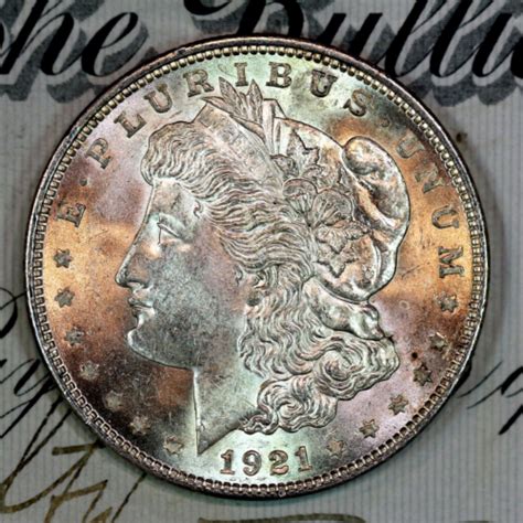 P Solid Gem Bu Ms Morgan Silver Dollar From Original