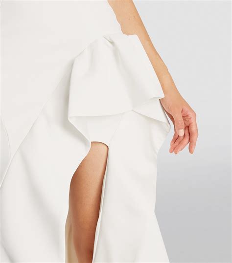 Womens Maticevski White Asymmetric Curiosa Gown Harrods Uk