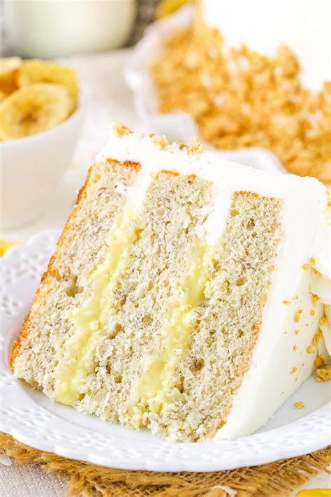 Banana Cream Layer Cake Life Love And Sugar