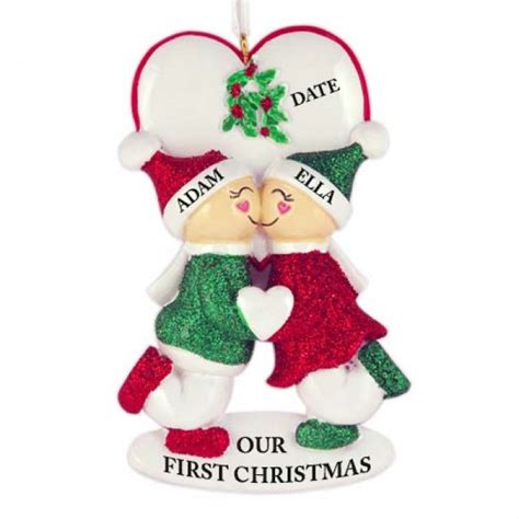 Couples Christmas Ornament