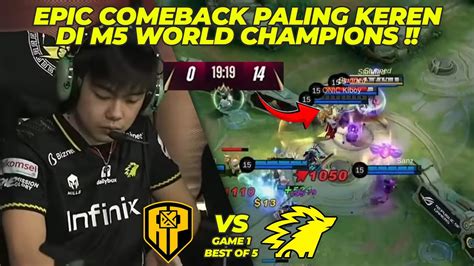 Epic Comeback Paling Cantik Dari Onic Dari Jadi Menang Onic Vs