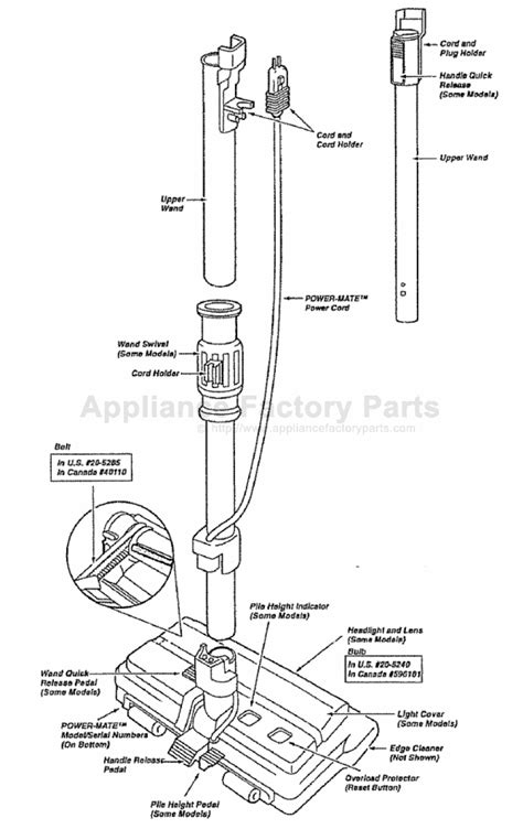 Kenmore Vacuum Model Parts