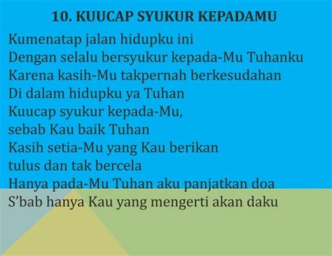 Lagu Rohani Satukanlah Hati Kamipptx