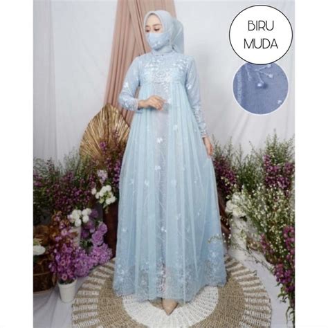 Jual Zaida Butik Brokat New Haruma Gamis Brokat Wanita Jumbo Ready