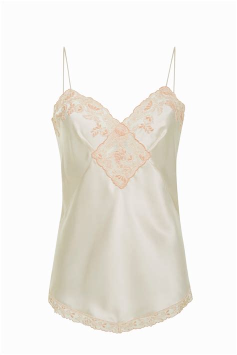 Peach Pink Silk Camisole Silk And Lace Camisole Silk Nightwear Silk Lingerie Pale Pink Silk
