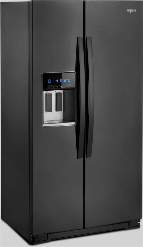 Whirlpool® 206 Cu Ft Black Counter Depth Side By Side Refrigerator