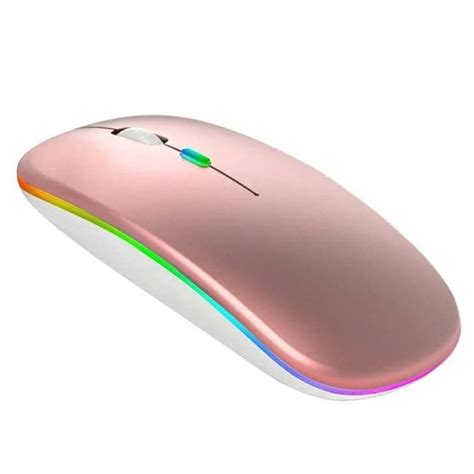 Mouse Sem Fio Fy Recarregável Wireless Led Rgb Kabum