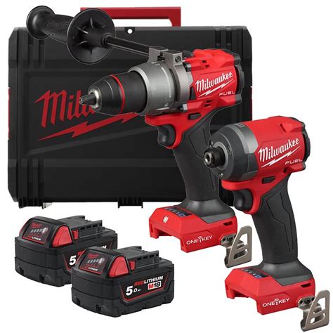 Milwaukee M18 ONEPP2A3 502X 18V FUEL ONE KEY PowerPack Twinpack With 5