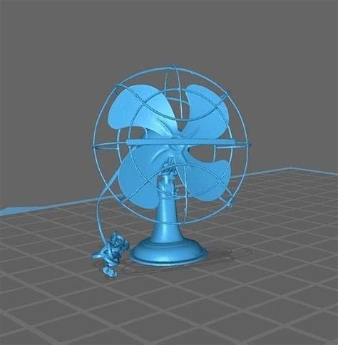 Retro Desk Fan 3d Model 3d Printable Cgtrader