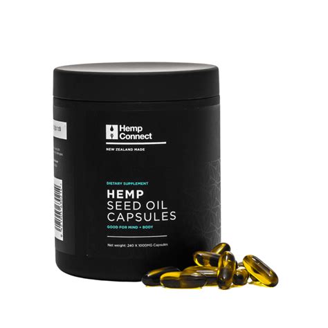 Hemp Connect Hempseed Oil 240 Capsules 115910 Hardys New Zealand