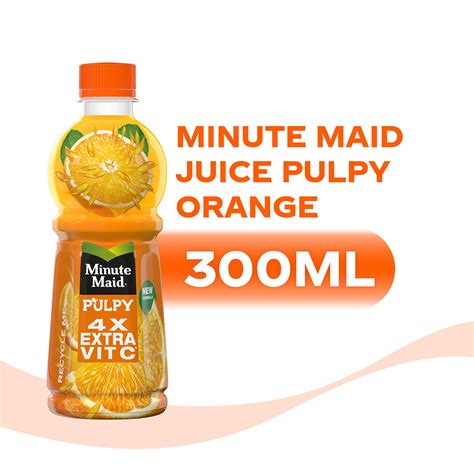 Jual Minute Maid Juice Pulpy Orange Btl 300Ml KlikIndomaret