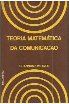 Livro Teoria Matemática da Comunicação Shannon Weaver Estante