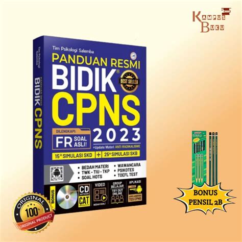 Jual Buku Cpns Terbaru Panduan Resmi Bidik Cpns Fr Soal Asli