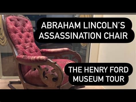 Abraham Lincoln Assassination Chair