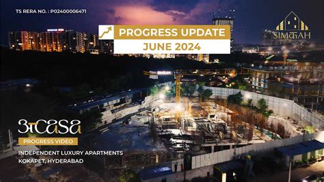 Acasa Progress Update June 2024 Simchah Estates Kokapet