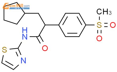 300352 96 9 3 Cyclopentyl 2 4 Methanesulfonyl Phenyl N Thiazol 2 Yl