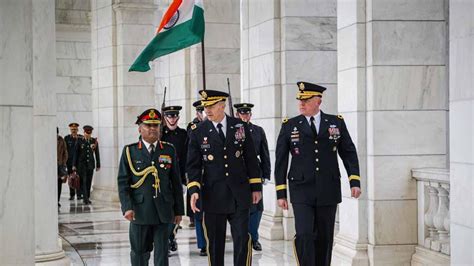 Indian Army Chief Gen Manoj Pande Holds High Level Strategic Talks With