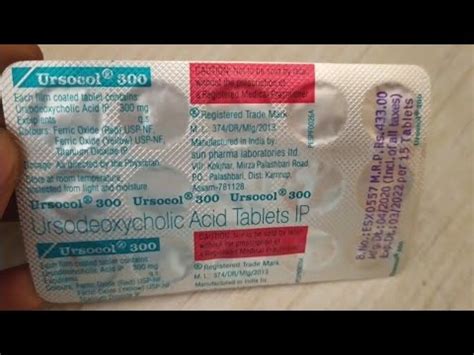 Ursocol 300 Tablet Benifit Side Effects Ursodeoxycholic Acid Tablet