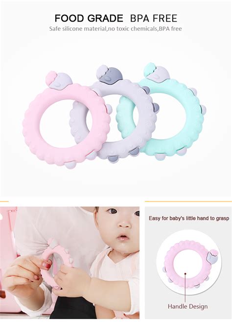 Silicone Teething Rings Wholesale Bpa Free Silicone Teething Ring