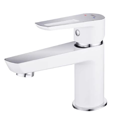 Rubine Basin MIXER Tap Hot & Cold STYLO 9121 WHITE