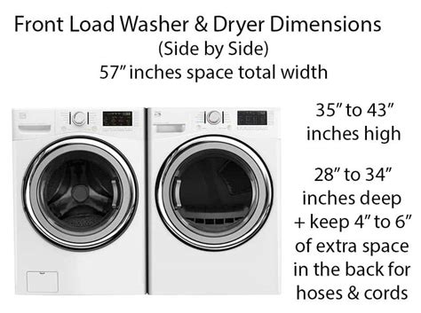What Is The Height Of Front Load Washer With Pedestal At Eve Collie Blog