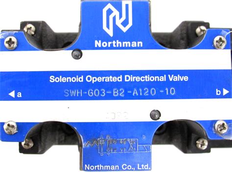 NEW NORTHMAN SWH G03 B2 A120 10 DIRECTIONAL CONTROL VALVE