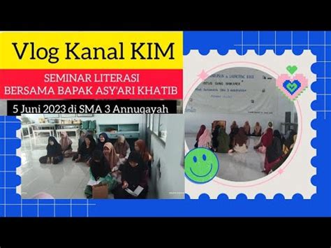 Clup Jurnalistik Sma Annuqayah Bersama Bapak Asy Ari Khatib Juni