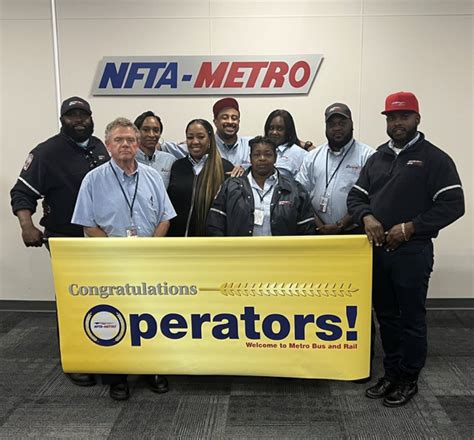 Congratulations To Metro Operator Graduates NFTA Elements