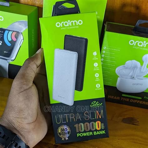 Oraimo Compact 10000 Mah Ultra Slim Fast Charging Power Bank In Ilala