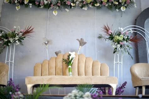 Premium Photo Decoration Arrangement For A Traditional Wedding Ceremony