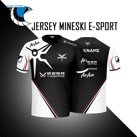 Jual JERSEY BAJU KAOS MINESKI ESPORT 2021 GAME PUBG DOTA 2 WILDRIFT LOL