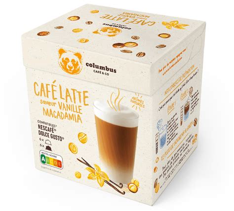 Capsules Pour Dolce Gusto Latte Vanille Macadamia Columbus