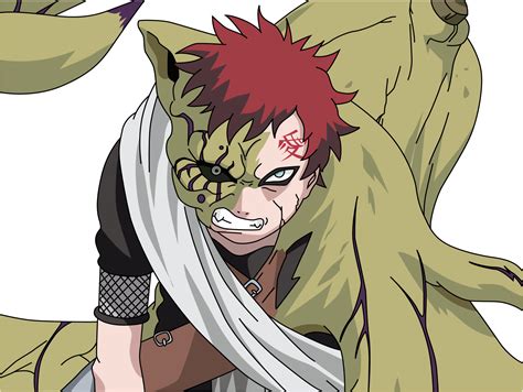 Gaara Shukaku 01 Render Lineart By Alemangekyo From Patreon Kemono