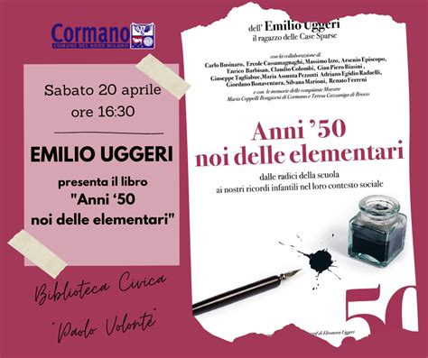 Sabato Ore Presentazione Del Libro Di Emilio Uggeri Anni