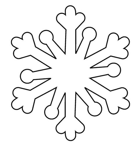 Desenhos De Floco De Neve Para Colorir Pintar E Imprimir