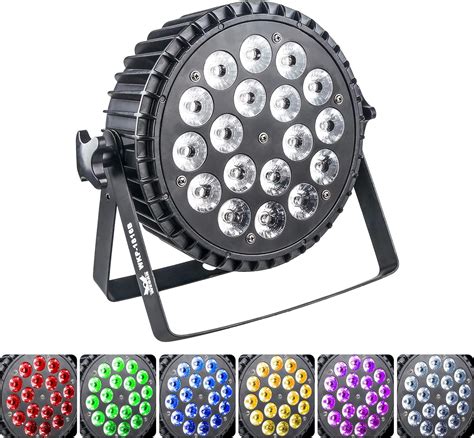 Focos Par Led Luces Proyector Profesional DMX512 Luces De Discoteca